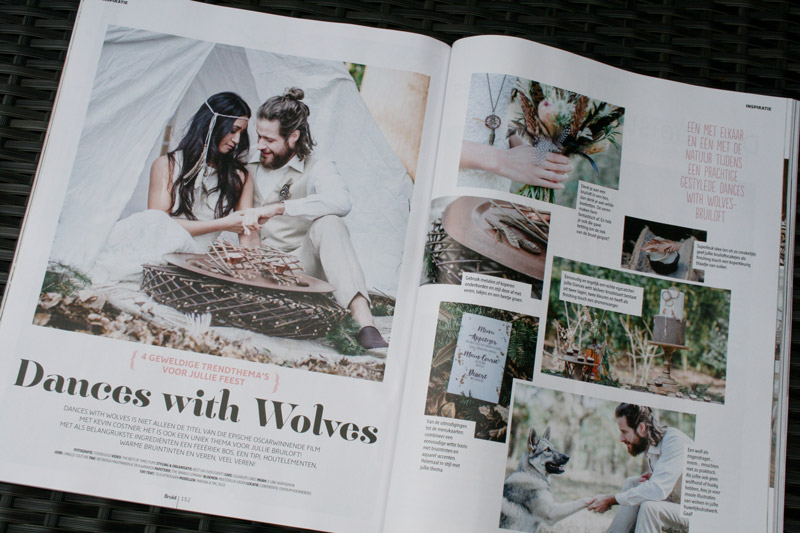 Dances with Wolves styled shoot